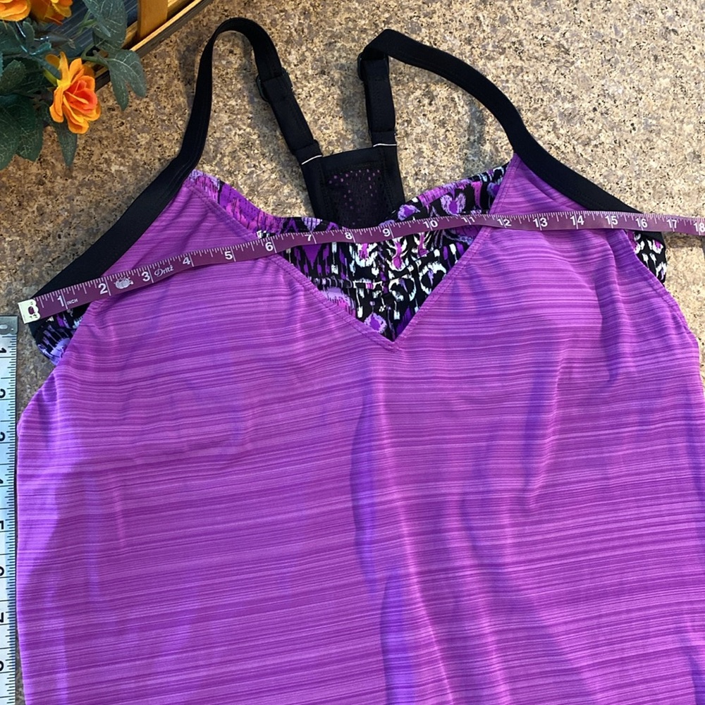 ZeroXPosur Swim Top L (12) Tankini Top - Picture 5 of 17
